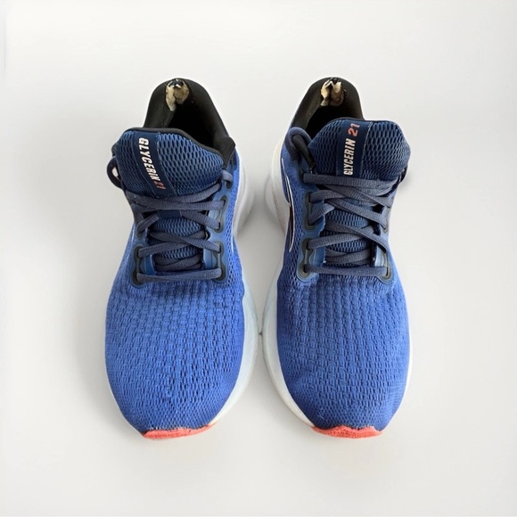 Brooks Glycerin 21 Running Shoes — Women’s 9 (Blue / Pink / Black) - Picture 2 of 7